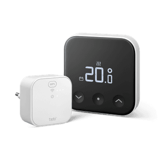 tado° Thermostat Intelligent X - Kit de Démarrage (filaire) Kit de demarrage thermostat filaire X + Bridge X (1re generation X) — photo officielle