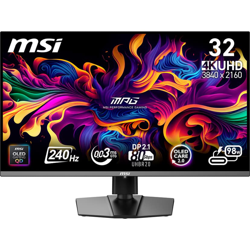 MSI MPG 322URX QD-OLED — photo officielle