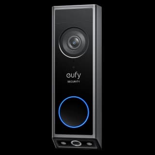 eufy Video Doorbell E340 sonnette vidéo double caméra 2K batterie ou filaire / avec carillon sans fil / sans HomeBase — photo officielle