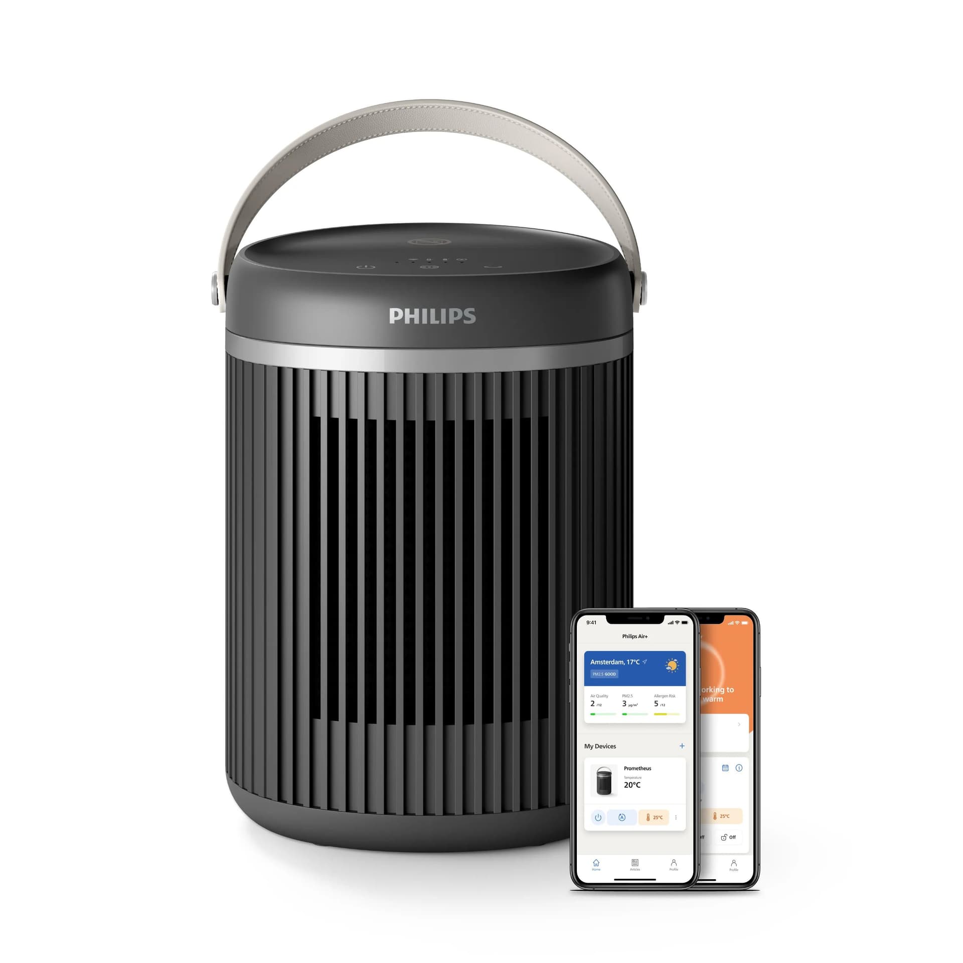 Philips Série 3000 CX3120/01 (chauffage de table connecté) gris foncé