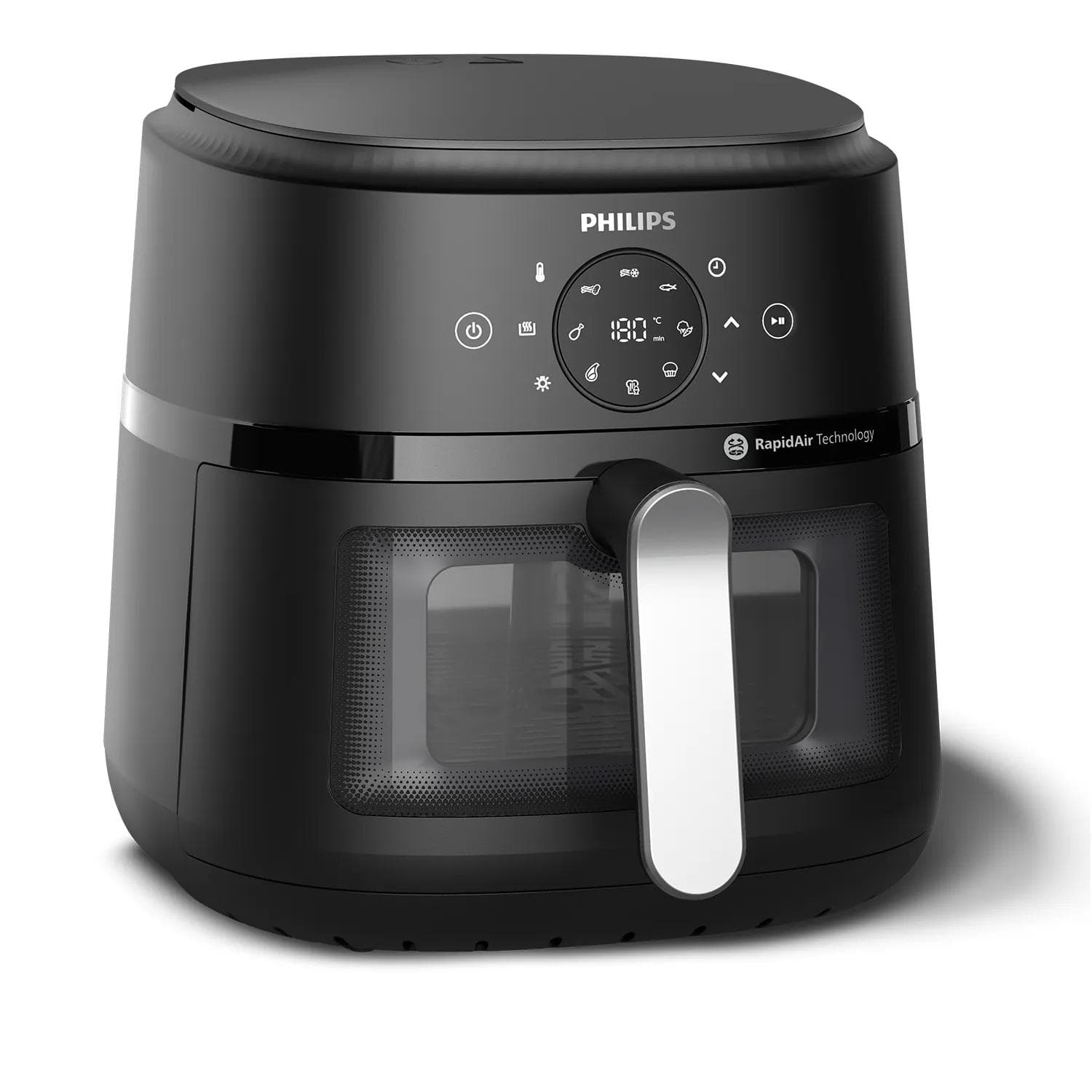 Philips Airfryer Série 2000 XL 6,2 L 6,2 L / 1700 W / noir-argent / hublot