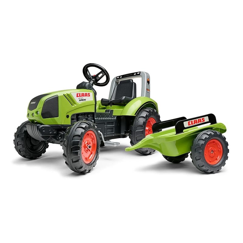 Falk Claas Arion 430 avec remorque
