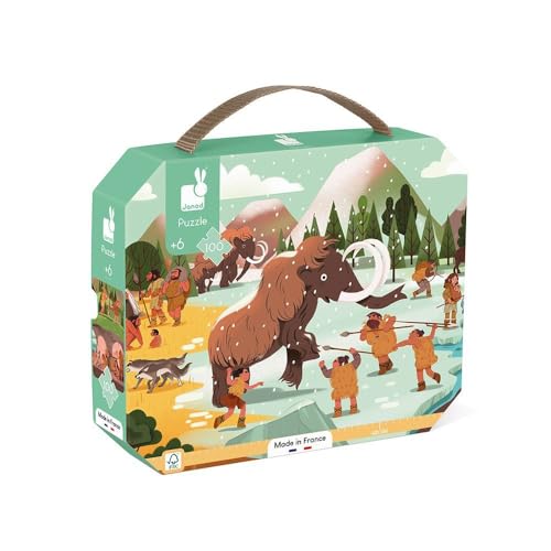 Janod Puzzle Frise préhistorique 100 pièces